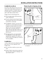 Preview for 37 page of Miele NOVOTRONIC W 1926 Operating Instructions Manual