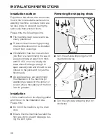 Preview for 38 page of Miele Novotronic W 1930 Operating Instructions Manual