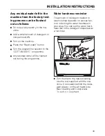 Preview for 43 page of Miele Novotronic W 1930 Operating Instructions Manual