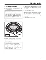 Preview for 17 page of Miele NOVOTRONIC W 1966 Operating Instructions Manual