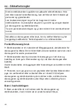 Preview for 48 page of Miele SEB 228 Operating Instructions Manual