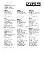 Preview for 67 page of Miele SmartLine CS 7632 Operating And Installation Instructions