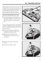 Preview for 13 page of Miele STB 201 Operating Instructions Manual