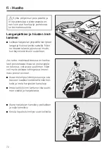 Preview for 72 page of Miele STB 201 Operating Instructions Manual