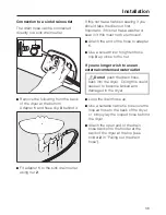 Preview for 39 page of Miele T 270 C Operating Instructions Manual