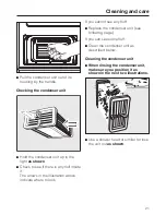 Preview for 21 page of Miele T 294 C Operating Instructions Manual