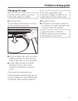 Preview for 27 page of Miele T 294 C Operating Instructions Manual