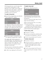 Preview for 17 page of Miele T 4622 C Operating Instructions Manual