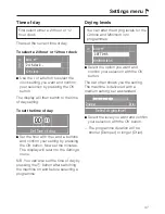 Preview for 47 page of Miele T 4622 C Operating Instructions Manual