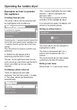 Preview for 20 page of Miele tmr640wp Operating Instructions Manual