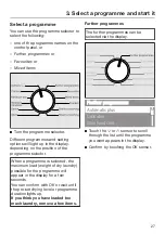 Preview for 27 page of Miele tmr640wp Operating Instructions Manual