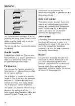 Preview for 32 page of Miele tmr640wp Operating Instructions Manual