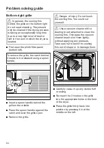 Preview for 64 page of Miele tmr640wp Operating Instructions Manual