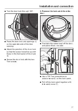 Preview for 77 page of Miele tmr640wp Operating Instructions Manual