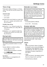 Preview for 87 page of Miele tmr640wp Operating Instructions Manual