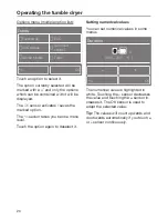 Preview for 20 page of Miele TMV 840 WP Operating Instructions Manual