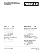 Preview for 40 page of Miele TOUCHTRONIC T 8012 C Operating And Installation Instructions