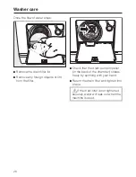 Preview for 26 page of Miele W 1203 WASHING MACHINE Operating Instructions Manual