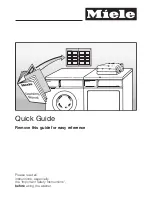 Preview for 27 page of Miele W 1203 WASHING MACHINE Operating Instructions Manual