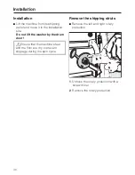 Preview for 44 page of Miele W 1203 WASHING MACHINE Operating Instructions Manual