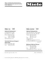 Preview for 56 page of Miele W 1203 WASHING MACHINE Operating Instructions Manual