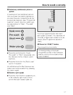 Preview for 17 page of Miele W 149 Operating Instructions Manual