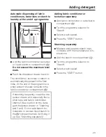 Preview for 23 page of Miele W 149 Operating Instructions Manual