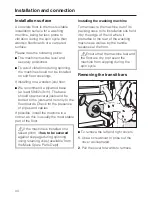 Preview for 44 page of Miele W 1613 Operating Instructions Manual