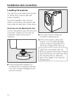 Preview for 54 page of Miele W 1945 Operating Instructions Manual