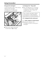 Preview for 20 page of Miele W 3037 Operating And Installation Manual