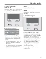 Preview for 23 page of Miele W 3037 Operating And Installation Manual