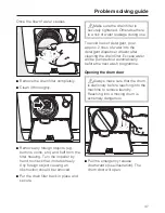 Preview for 47 page of Miele W 3370 Operating Instructions Manual