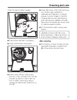 Preview for 37 page of Miele W 340 Operating Instructions Manual