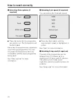 Preview for 20 page of Miele W 5903 WPS Operating Instructions Manual