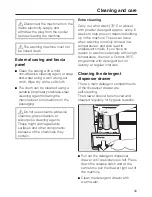 Preview for 39 page of Miele W 5903 WPS Operating Instructions Manual