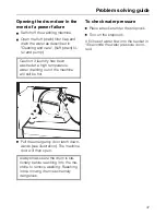 Preview for 47 page of Miele W 828 Operating Instructions Manual