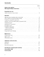 Preview for 2 page of Miele W 916 Operating Instructions Manual