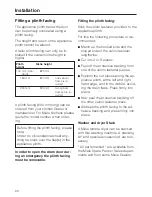 Preview for 60 page of Miele W 989i wps Operating Instructions Manual