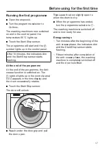 Preview for 17 page of Miele WDD 020 EcoPlus&Comfort Operating Instructions Manual