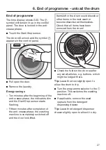 Preview for 27 page of Miele WDD 020 EcoPlus&Comfort Operating Instructions Manual