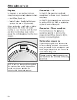 Preview for 58 page of Miele WMB 120 Operating Instructions Manual