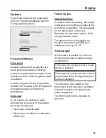 Preview for 65 page of Miele WTZH 730 WPM Operating Instructions Manual