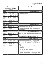 Preview for 45 page of Miele WXR 860 Operating Instructions Manual