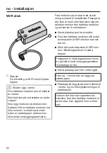 Preview for 86 page of Miele XKS 3170 W Installation Instructions Manual