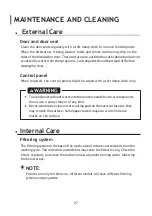 Preview for 27 page of MIKA MDWFS1401P8SNV User Manual