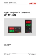 Mikrorem MR301 User Manual preview