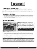 Preview for 7 page of Mile Marker 77-50105BW Installation And Operator'S Manual