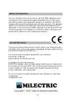 Preview for 24 page of MiLECTRIC FRV-168 Manual