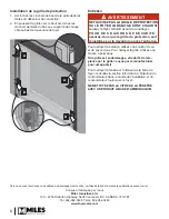 Preview for 6 page of Miles Industries Ventana Installation Instructions Manual