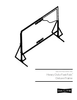 Milestone Da-Lite Heavy Duty Fast-Fold Deluxe Frame Instruction Book preview